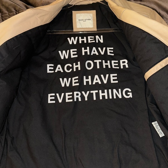 Each other real leather  Jacket - Picture 6 of 10